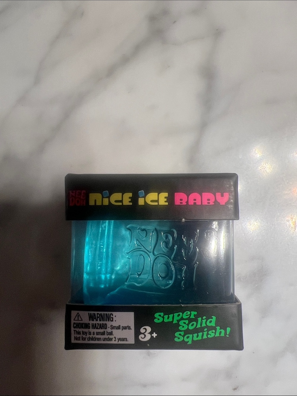 Nee doh Nice Ice Baby Blue Squishy Toy